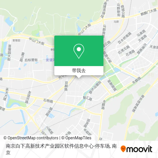 南京白下高新技术产业园区软件信息中心-停车场地图