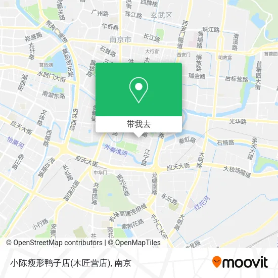 小陈瘦形鸭子店(木匠营店)地图