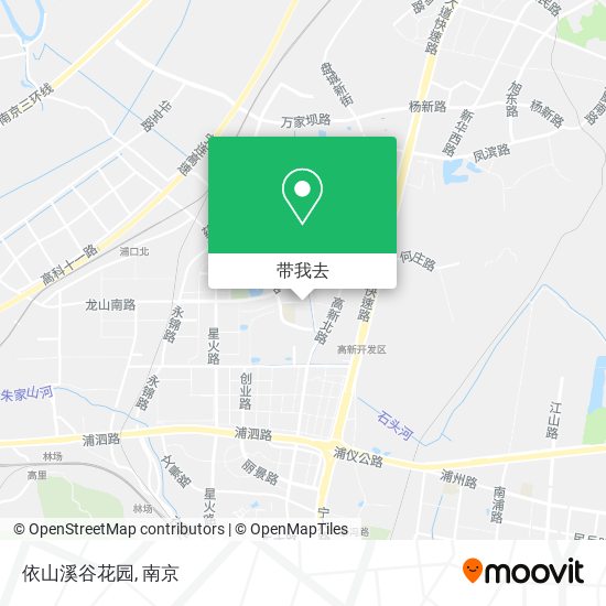 依山溪谷花园地图