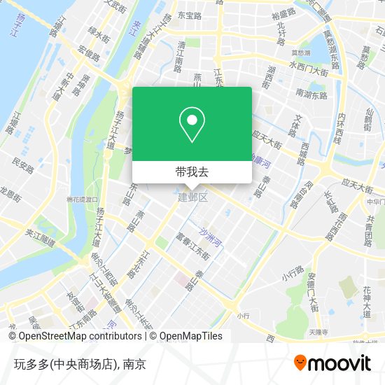 玩多多(中央商场店)地图