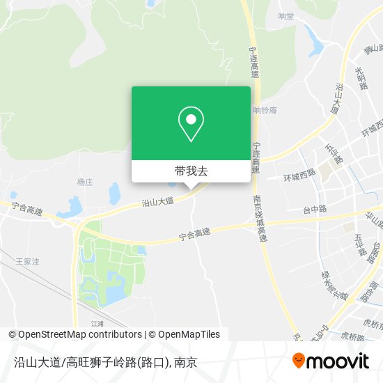 沿山大道/高旺狮子岭路(路口)地图