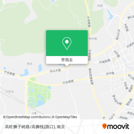 高旺狮子岭路/高狮线(路口)地图