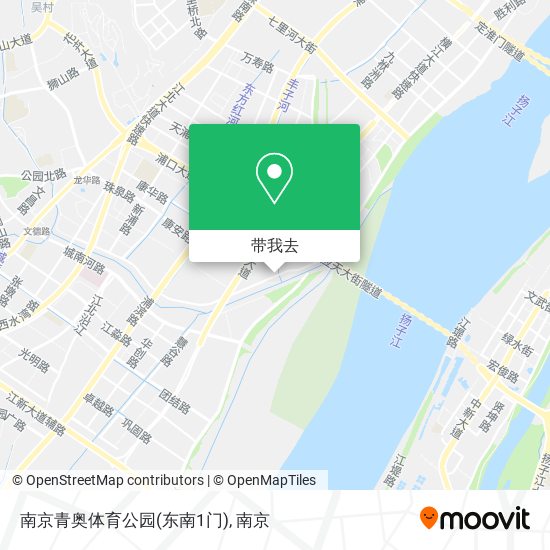 南京青奥体育公园(东南1门)地图