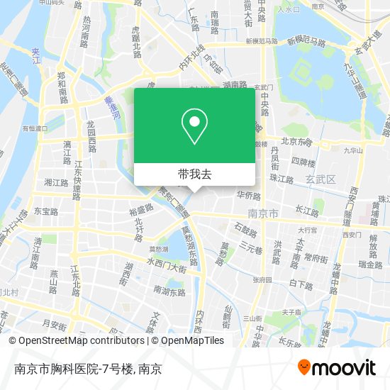 南京市胸科医院-7号楼地图