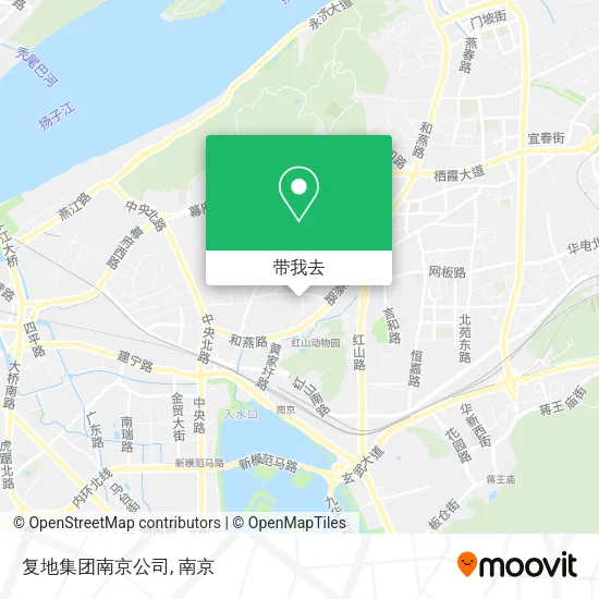 复地集团南京公司地图