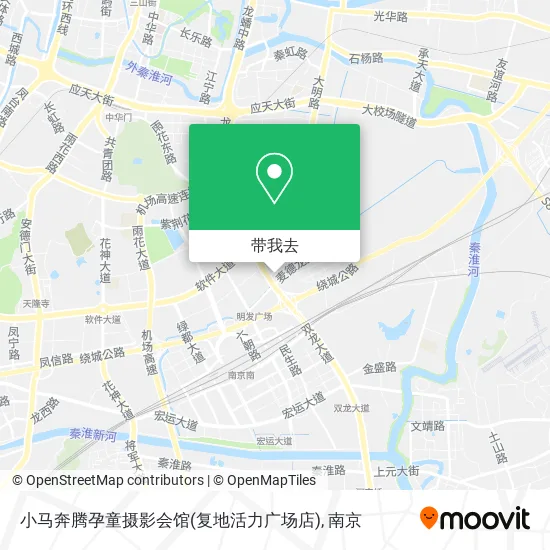 小马奔腾孕童摄影会馆(复地活力广场店)地图