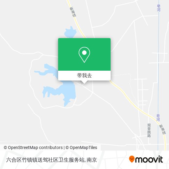 六合区竹镇镇送驾社区卫生服务站地图