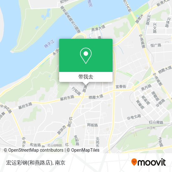 宏运彩钢(和燕路店)地图