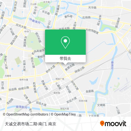 天诚交易市场二期-南门地图