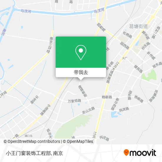 小王门窗装饰工程部地图