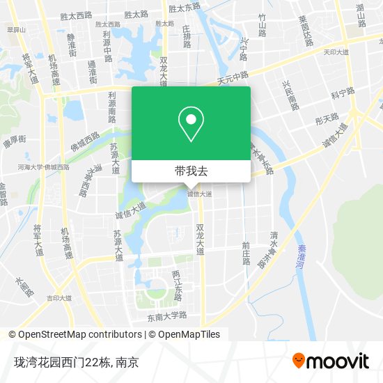 珑湾花园西门22栋地图