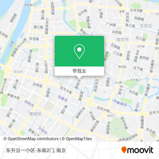 东升沿一小区-东南2门地图