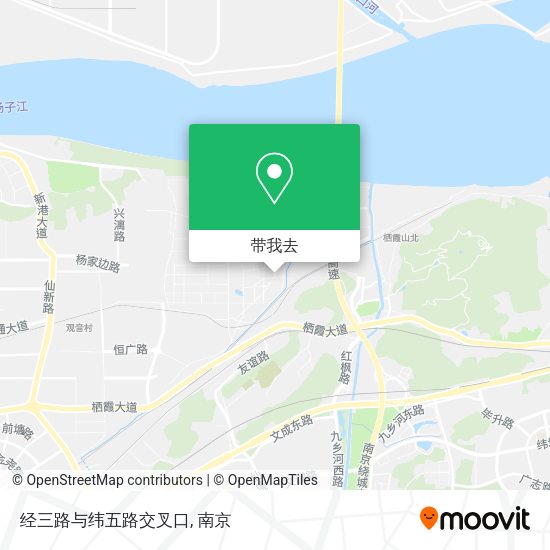 经三路与纬五路交叉口地图