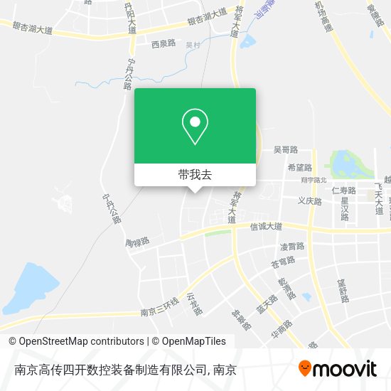 南京高传四开数控装备制造有限公司地图