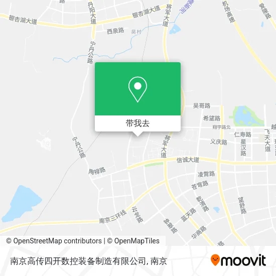 南京高传四开数控装备制造有限公司地图
