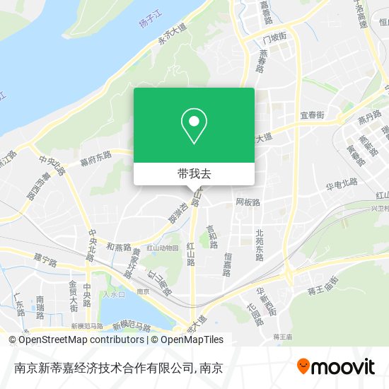 南京新蒂嘉经济技术合作有限公司地图