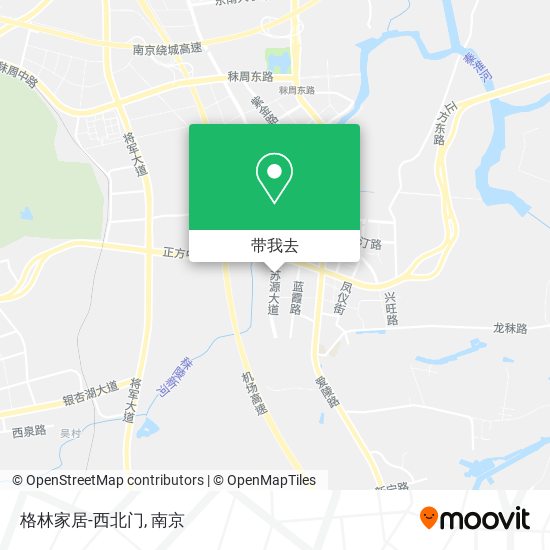 格林家居-西北门地图