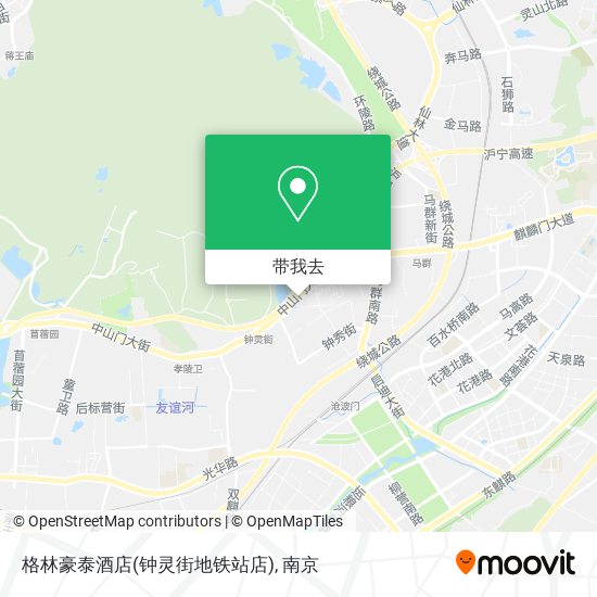 格林豪泰酒店(钟灵街地铁站店)地图