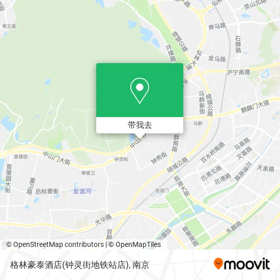 格林豪泰酒店(钟灵街地铁站店)地图