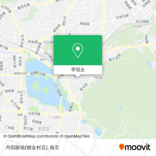 丹阳眼镜(锁金村店)地图