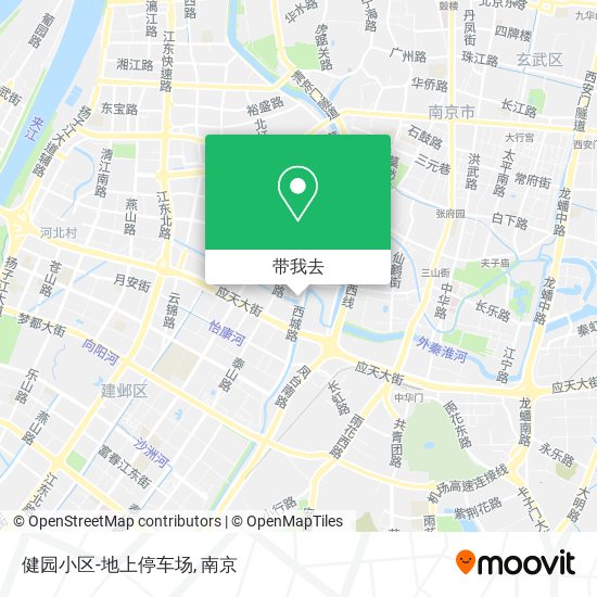 健园小区-地上停车场地图