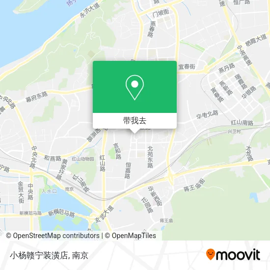 小杨赣宁装潢店地图