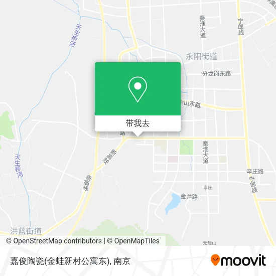 嘉俊陶瓷(金蛙新村公寓东)地图