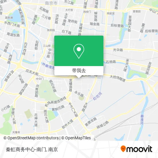 秦虹商务中心-南门地图