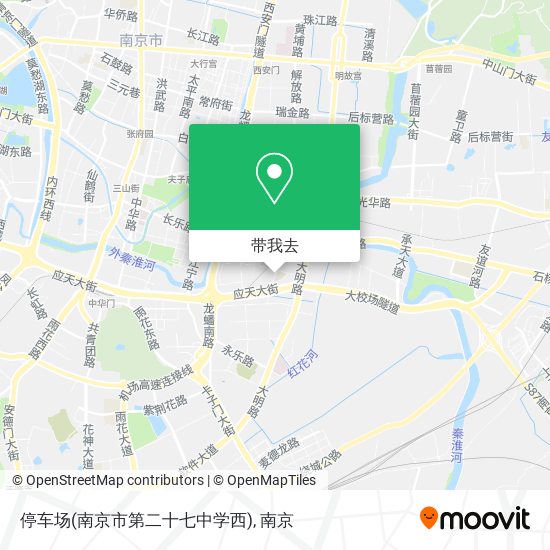 停车场(南京市第二十七中学西)地图