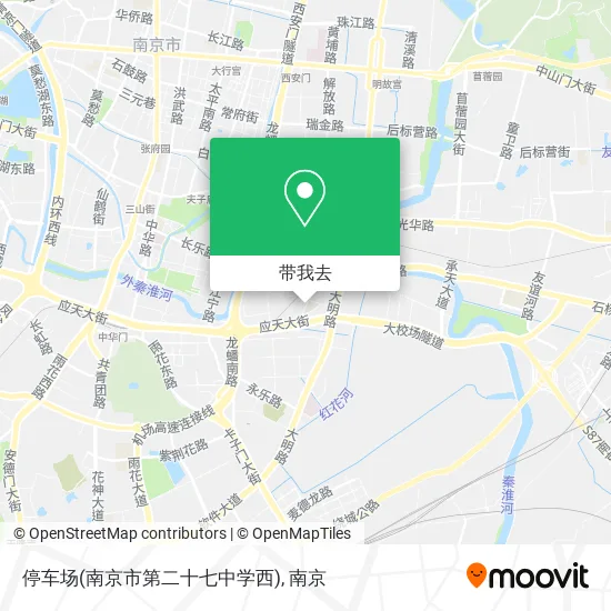 停车场(南京市第二十七中学西)地图