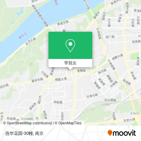燕华花园-30幢地图