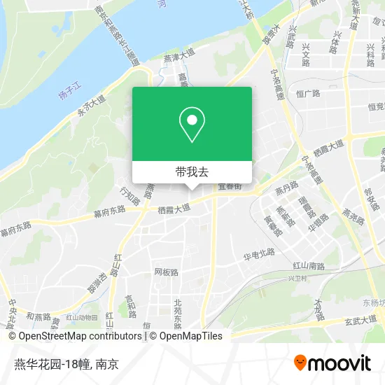 燕华花园-18幢地图