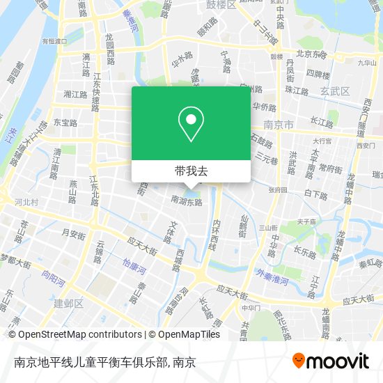 南京地平线儿童平衡车俱乐部地图