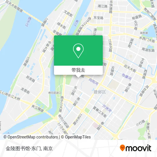 金陵图书馆-东门地图