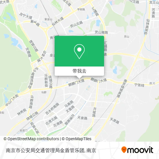 南京市公安局交通管理局金盾管乐团地图