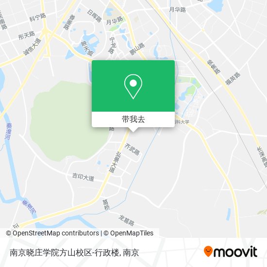 南京晓庄学院方山校区-行政楼地图