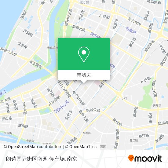 朗诗国际街区南园-停车场地图