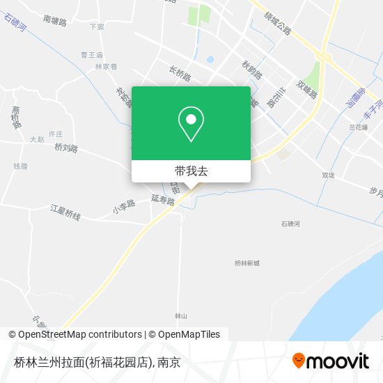 桥林兰州拉面(祈福花园店)地图