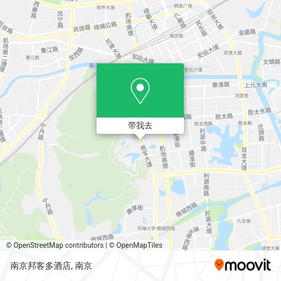南京邦客多酒店地图