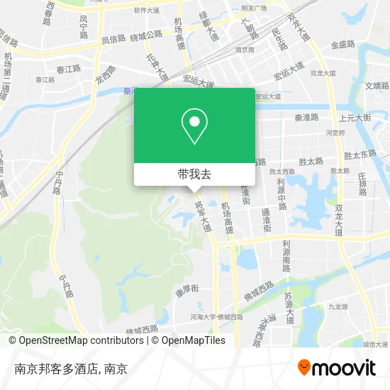 南京邦客多酒店地图