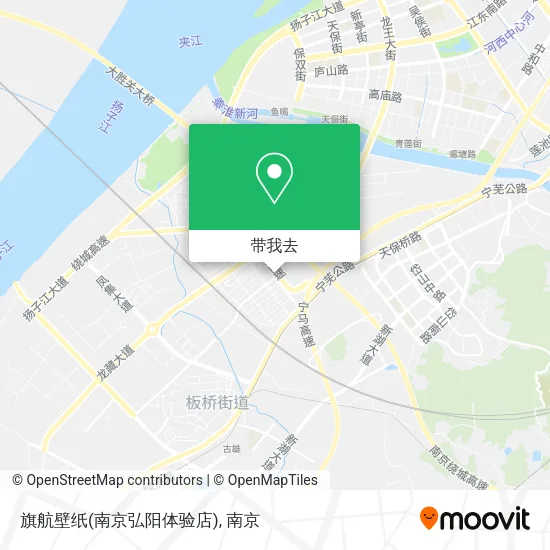 旗航壁纸(南京弘阳体验店)地图