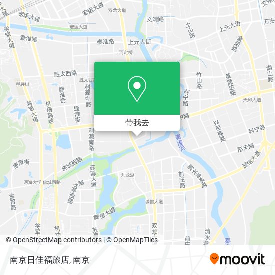 南京日佳福旅店地图