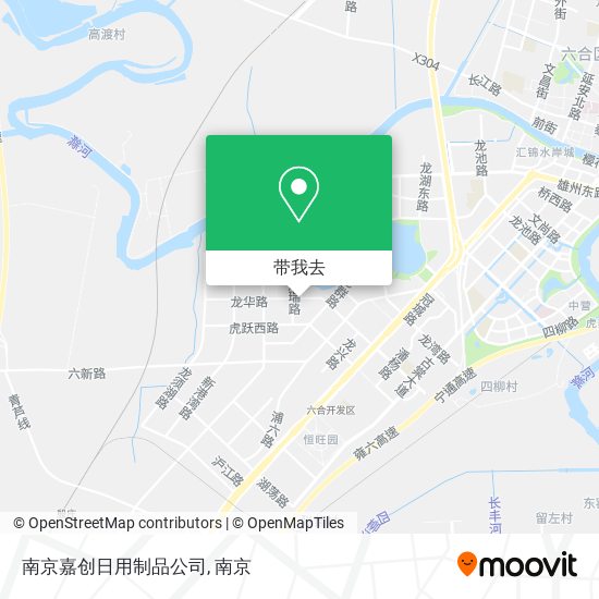 南京嘉创日用制品公司地图