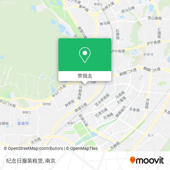 纪念日服装租赁地图