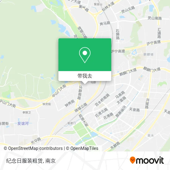 纪念日服装租赁地图
