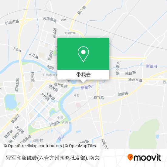 冠军印象磁砖(六合方州陶瓷批发部)地图