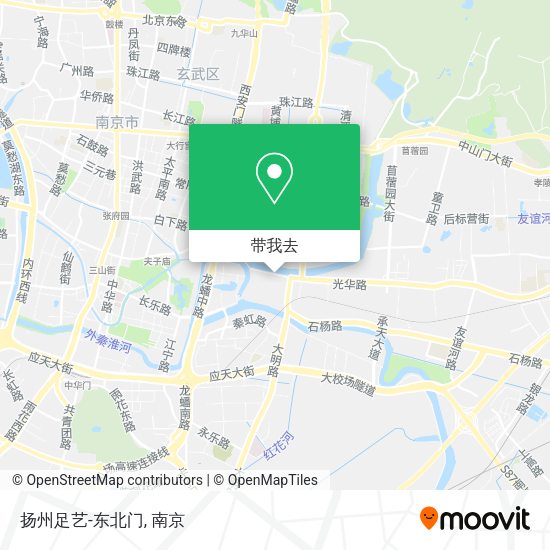 扬州足艺-东北门地图