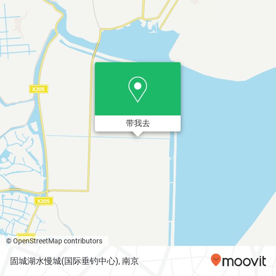 固城湖水慢城(国际垂钓中心)地图