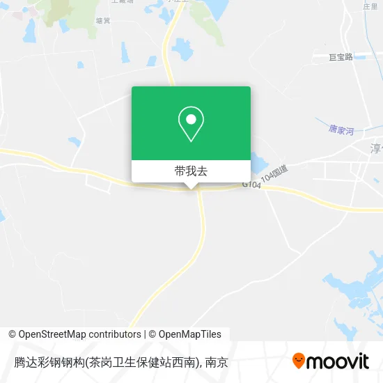 腾达彩钢钢构(茶岗卫生保健站西南)地图