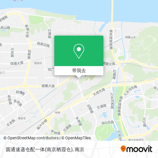 圆通速递仓配一体(南京栖霞仓)地图